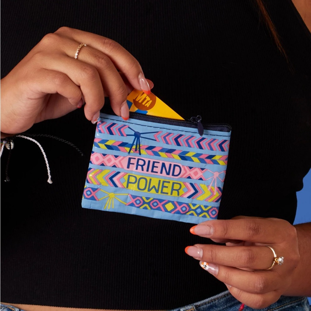 Blue Q Bags Friend Power Coin Pouch